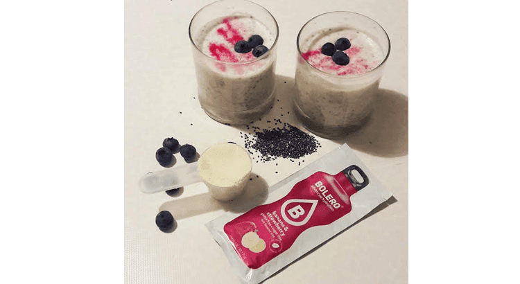 Chia proteinski puding s aromom jagode