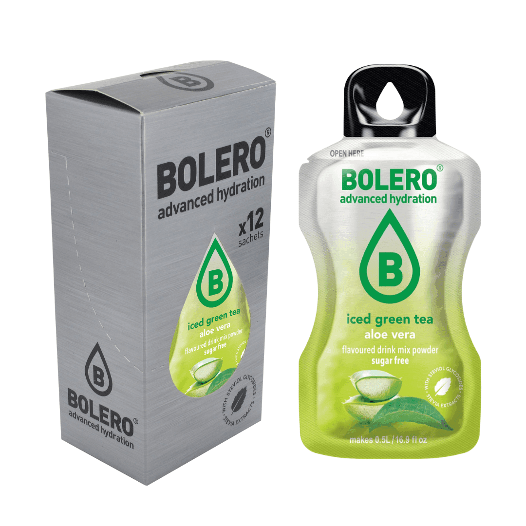 Bolero Sticks Green Iced Tea – Aloe Vera